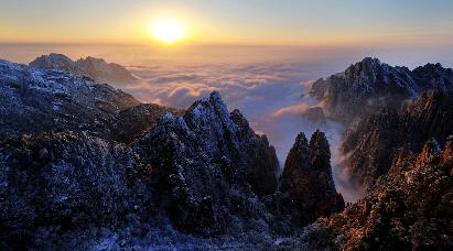 景點：黃山日出