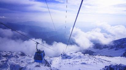 景點：冰川索道