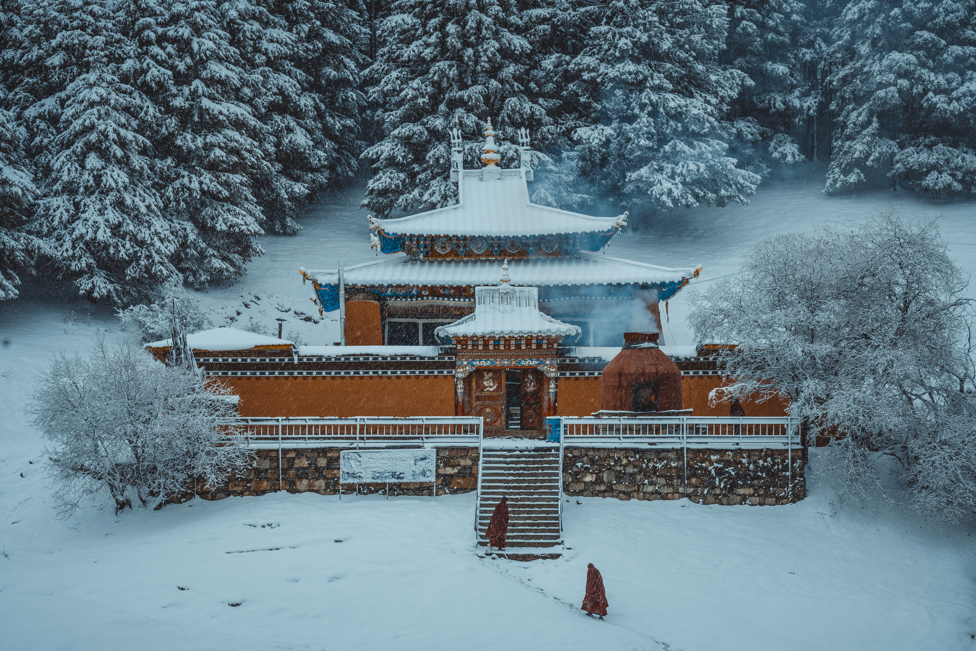 格爾底寺雪景封面圖